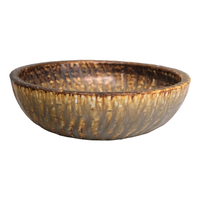 Rubus Stoneware Bowl by Gunnar Nylund for Rörstrand, Sweden, 1965 For Sale