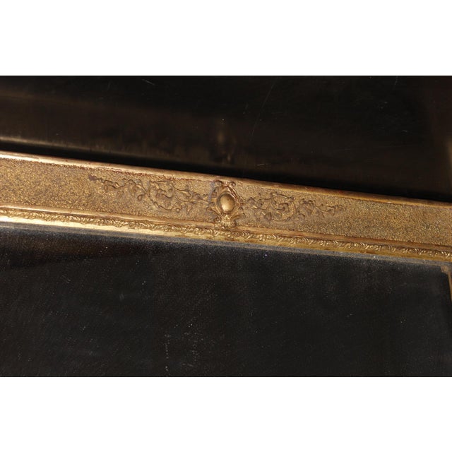 Antique Mirror in Gilded Stucco, 1800s For Sale - Image 6 of 14