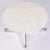 Mid-Century Modern Eames for Herman Miller Round White Marble Coffee Table on Aluminum Base For Sale - Image 3 of 10