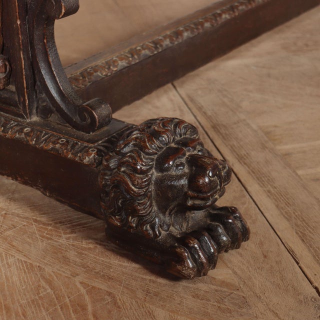 English Oak Centre Table For Sale - Image 4 of 18