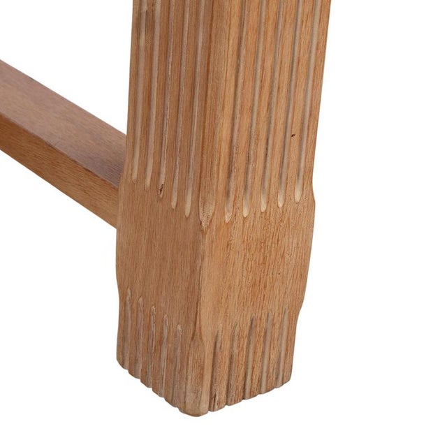 Marktex Wooden Dining Table, Brown Pine, 100 X 200 Cm For Sale - Image 5 of 12