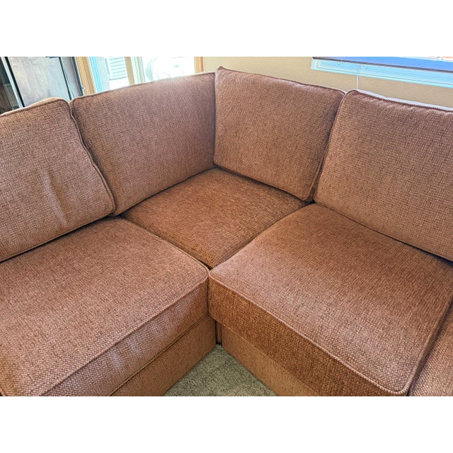 Transitional Ethan Allen 4 Piece Sectional For Sale - Image 3 of 9