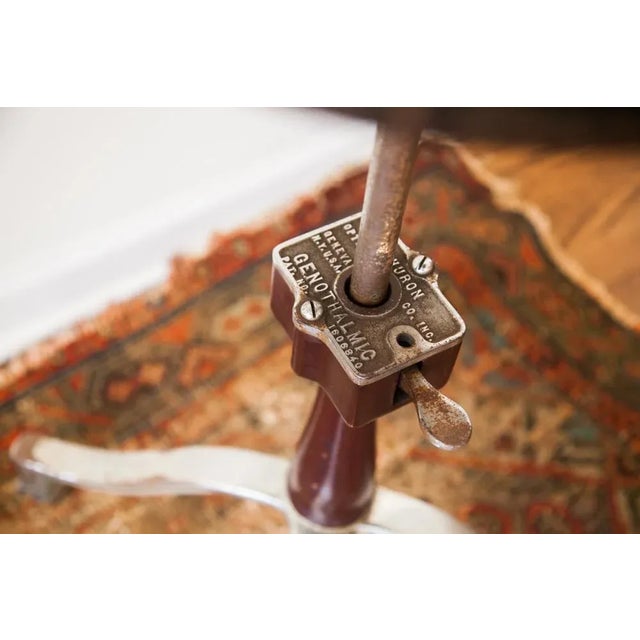 Metal 1920s Antique Medical Stool For Sale - Image 7 of 8