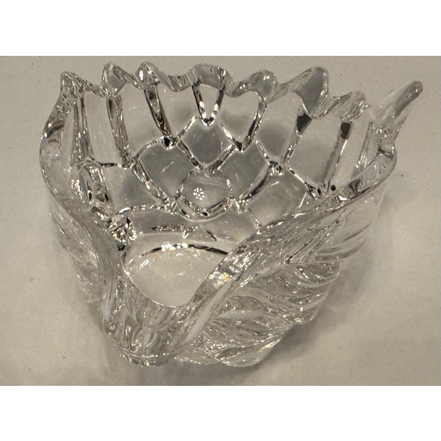 Vintage Mid Century Sculptural Glass / Decorative Dishes – Pair For Sale - Image 13 of 15