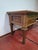 Walnut Desk with Glass Top, 1950s For Sale - Image 4 of 18