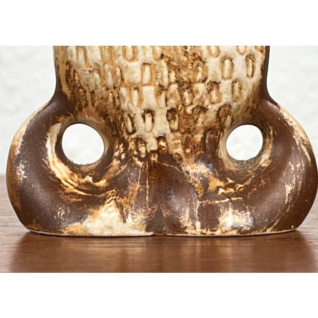 Mid-Century Modern Danish Studio Pottery Decorative Fish Hanger by Haico Nitzsche for Søholm, 1960s For Sale - Image 9 of 18