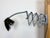 Industrial Scissor Wall Lamp from Elektroinstala, 1960s For Sale - Image 4 of 18