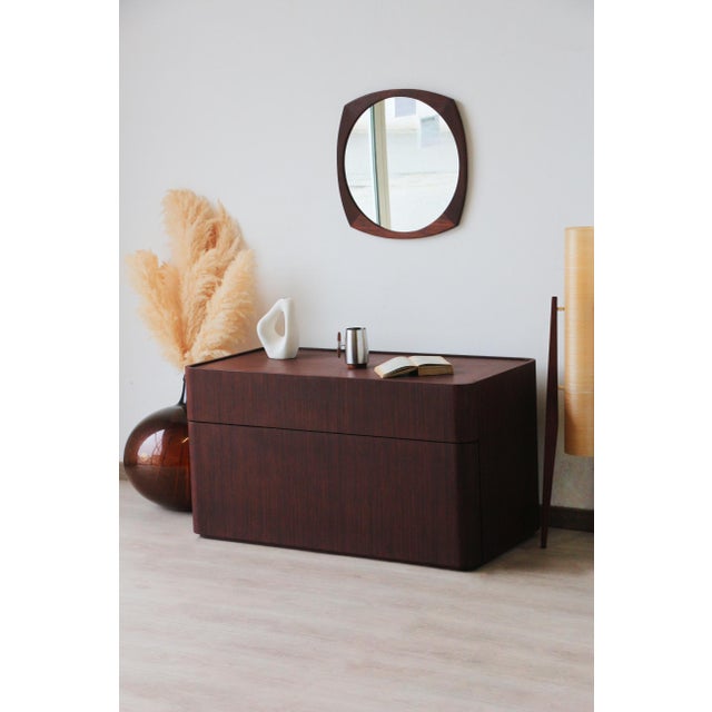 Vintage Italian Wenge Chest of Drawers, 1980s For Sale - Image 4 of 18