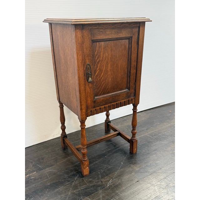 Jacobean Waring & Gillow of Lancaster Jacobean Revival Nightstand, Antique For Sale - Image 3 of 12