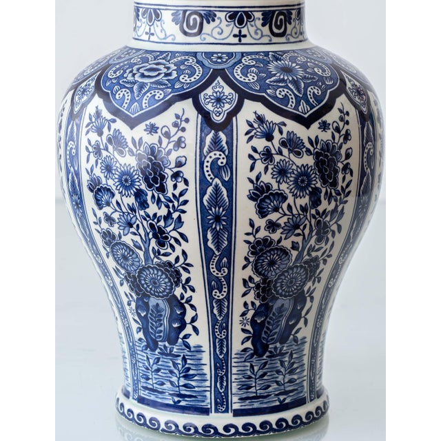 1970s Delft Blue Ceramic Table Lamps from Boch Frères, 1960s, Set of 2 For Sale - Image 5 of 15