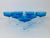 Vintage 1960s Periwinkle Blue Glass Coupes, Set of 7. Excellent condition with a beautiful color and clear base. No makers...