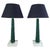 Modern Hand-Crafted Table Lamps in Malachite and Acrylic Glass, Italy, 1990s, Set of 2 For Sale - Image 9 of 9