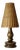 Vintage Italian Wicker Table Lamp For Sale