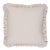 Schumacher Brigitte Stripe Pillow 22" in Taupe For Sale