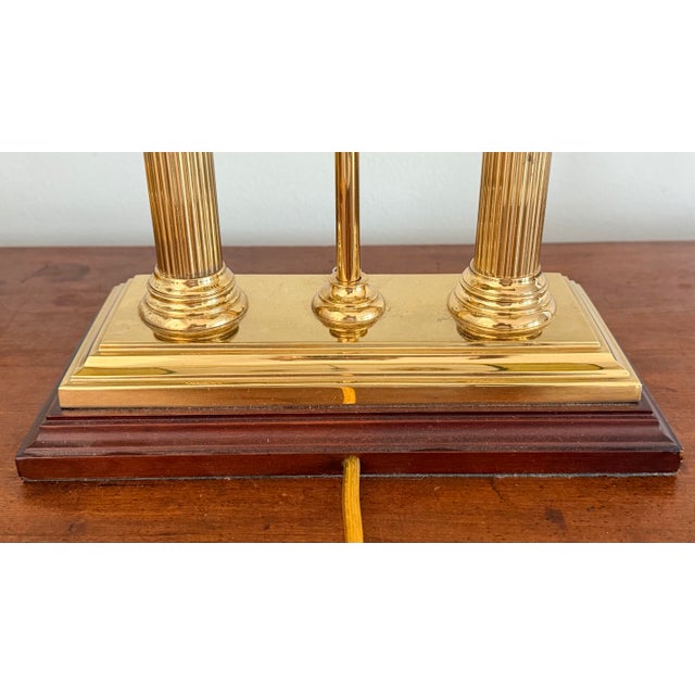 Brass French Brass Tole Bouillotte Candlestick Lamp For Sale - Image 8 of 11
