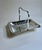 Cheltenham England Handled Silver Plate Pierced Basket For Sale - Image 18 of 18