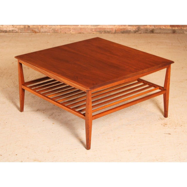 Mid-Century Rectangular Coffee Table with Magazine Rack, 1960s For Sale - Image 4 of 11