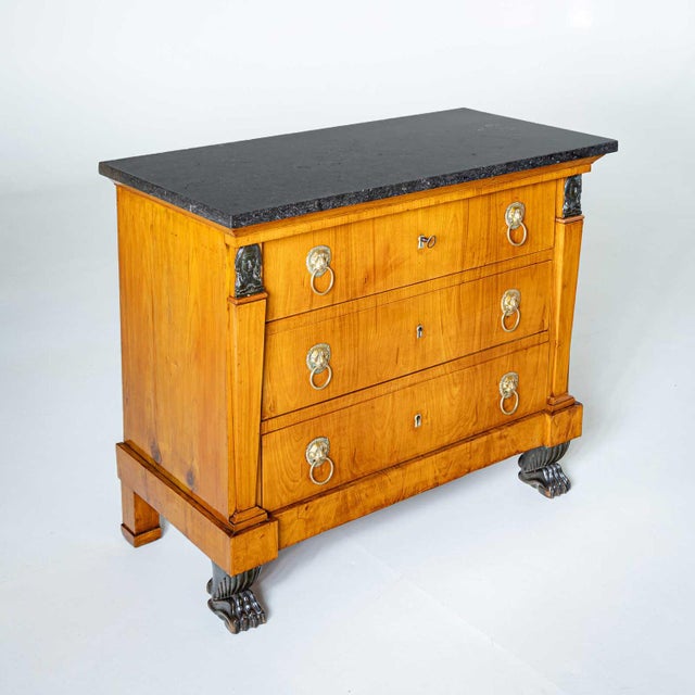 Empire Chest of Drawers with Granite Top For Sale - Image 4 of 18