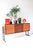 1960s Mid-Century Modern Sideboard in Teak with Metal Legs, 1960s For Sale - Image 5 of 6