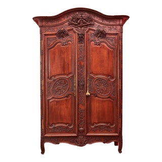 18th Century Wedding Cabinet with Musical Motifs For Sale
