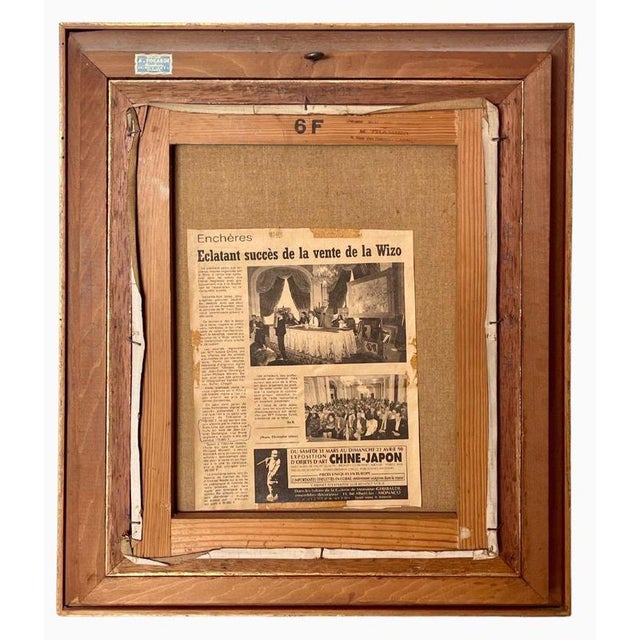 Jean-Gabriel Domergue, The English Brunette, Oil on Canvas For Sale - Image 9 of 13