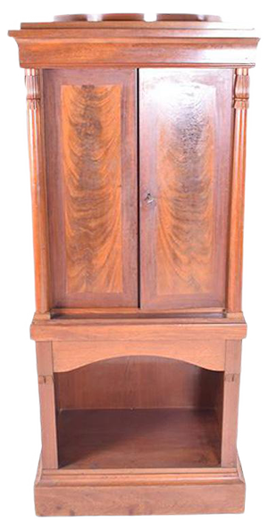 Antique Tall Cabinet with Doors