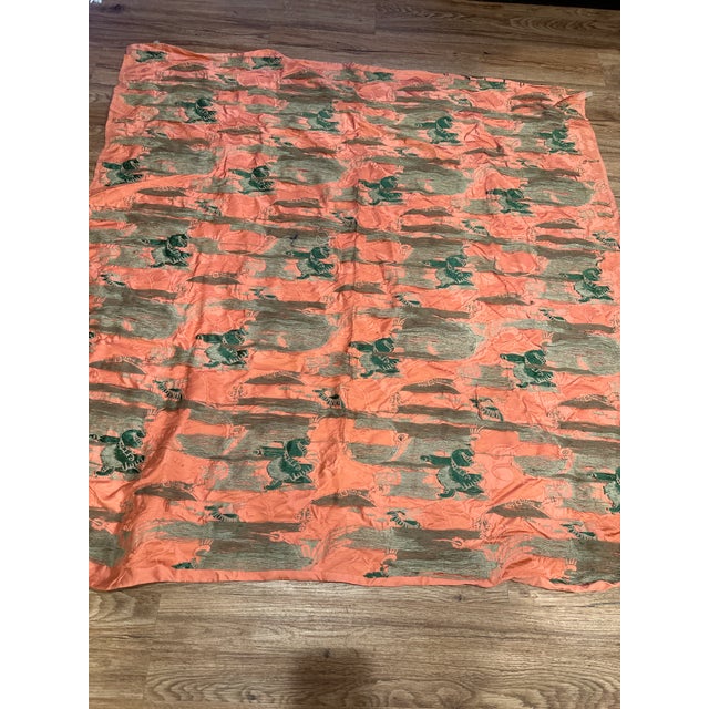 Textile Vintage Pink With Silver Thread Pattern Fabric For Sale - Image 7 of 9