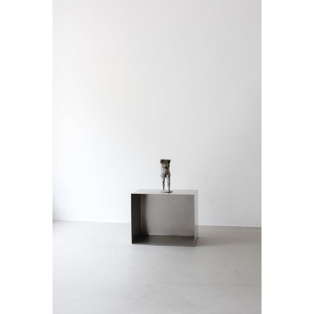 Sonar Cube Multifunction Furniture in Brushed Stainless Steel by Form ...