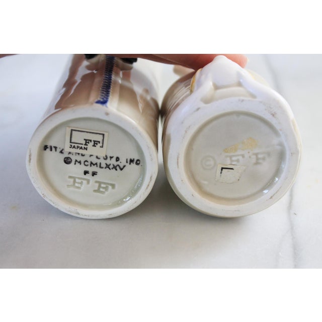 Ceramic Vintage Fitz & Floyd Zipper Man Vessels For Sale - Image 7 of 8