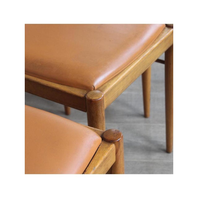 Chairs by Karel Vyčítal for Dřevotvar, 1960s, Set of 4 For Sale - Image 12 of 17