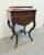 Mid 19th Century Victorian Mahogany Carved Sewing Stand For Sale - Image 9 of 9