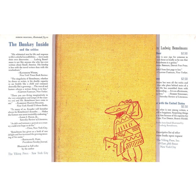 Paper "The Donkey Inside" 1941 Bemelmans, Ludwig (Inscribed) For Sale - Image 7 of 9