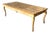 Vintage Rustic Pine Plank Farm Table For Sale