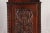 Antique Walnut Wall Cabinet, 1900 For Sale - Image 12 of 18