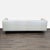 2010s Elite Leather Mila Company Modern 3-Seat Tufted White Leather Sofa For Sale - Image 5 of 9