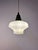 Pendant Lamp in Opal Glass & Brass, Denmark, 1960s, Brass & Glass For Sale - Image 9 of 11