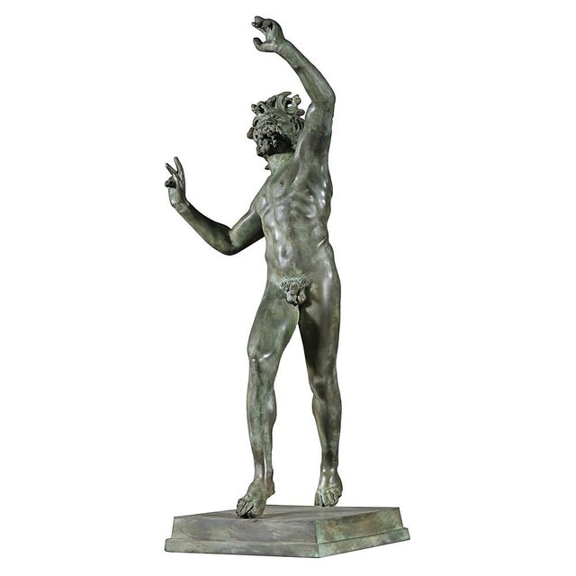 Dancing Faun, 21st Century, Bronze For Sale - Image 3 of 4