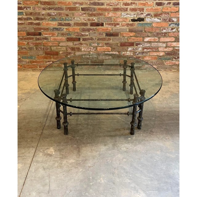 Late 20th Century Late 20th Century Vintage Brutalist Giacometti Style Coffee Table For Sale - Image 5 of 9