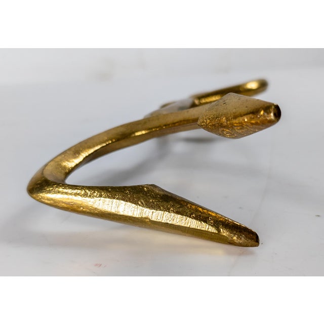 Metal Mid-Century Modern Bronze of a Dancer by Frederick Weinberg For Sale - Image 7 of 9