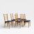 Set of Six Mid-Century Modern Ladderback Dining Chairs With New Upholstery For Sale In Los Angeles - Image 6 of 18