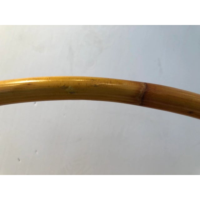 Mid-Century Modern 1960s Palm Beach Style Bamboo Magazine Holder For Sale - Image 3 of 11