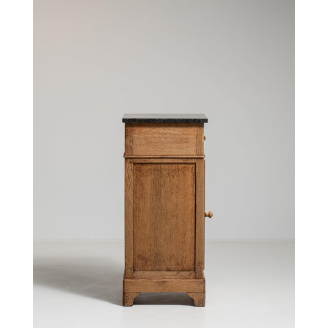 19th Century France Belgian Brown Oak Side Table For Sale - Image 12 of 15