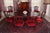 Extendable Table and Chairs in Mahogany, Set of 9 For Sale - Image 4 of 4