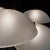 For your consideration, an Italian Mid Century modern chandelier. Thefixture features a sculptural, patinated brass frame...