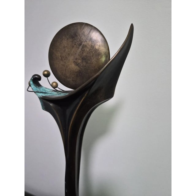 Heidi Hornberger "Integration" Bronze on Marble Sculpture For Sale - Image 13 of 14