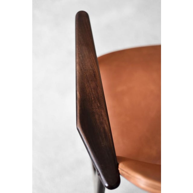 Mid-Century Scandinavian Modern Mahogany Office Chair, 1960s For Sale - Image 13 of 16