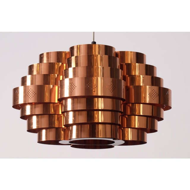 Copper Pendant Lamp, 1970s For Sale - Image 6 of 7