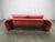 Italian Red Leather Sofa by Divanotti, Postmodern, 1990s For Sale - Image 10 of 18