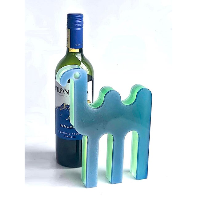 1970s Silvio Russo for Guzzini Lucite Acrylic Camel Sculpture For Sale - Image 10 of 12