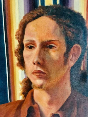 Vintage Male O/C Portrait Unsigned